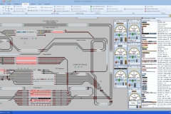 layout kolejiště, stav k 1.1.2023